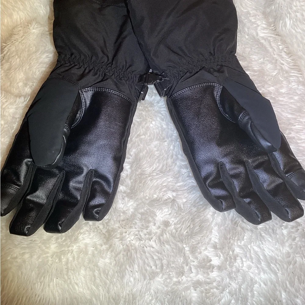 The north face black dryvent gloves size medium